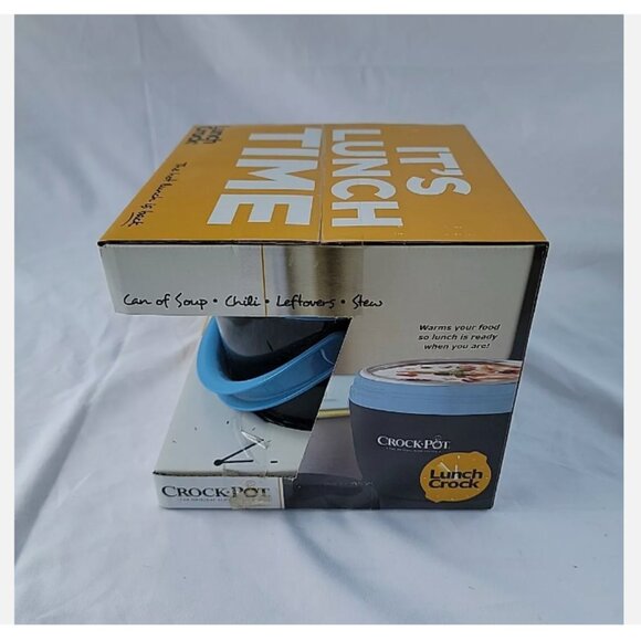 Crock-Pot Lunch Crock Food Warmer 20 Oz. Heat Travel Carry Slow Cooker black - Picture 3 of 4